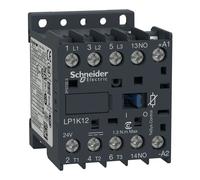 Lp1k1201bd Schneider - Contacteur Tripolaire - 3no - 12a - Bobine 24vcc - Vis