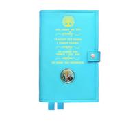 LParkin Couverture du Gros Livre des AA avec porte-monnaie - Couverture en cuir PU haut de gamme pour Le Gros Livre des AA et 12 & 12, élégant motif Serenity Prayer - Green God Grant Me