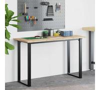 LPERTGFHU Plateau de table rectangulaire en bois d'acacia non traité - 140 x 60 x 2 cm - Pour bureau ou établi