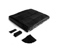 LPF LE PETIT FOURNISSEUR - Confettis Papier Rectangulaires - Ignifugés et 100% Recyclables - Grande Taille 55x17mm - Chute Lente - Mariage, Carnaval, Anniversaire, Soirée - Sac de 1kg (Noir)