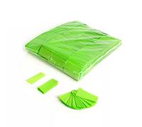 LPF LE PETIT FOURNISSEUR - Confettis Papier Rectangulaires - Ignifugés et 100% Recyclables - Grande Taille 55x17mm - Chute Lente - Mariage, Carnaval, Anniversaire, Soirée - Sac de 1kg (Vert)