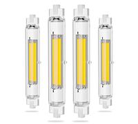 LPG Ampoule LED R7S 118mm 40W Dimmable, Blanc Froid 6000K, CRI 80+, Équivalent Lampe Halogène J118 400W, Angle de Faisceau 360°, 3000LM Ampoule 118mm R7S COB LED Lampe pour Applique Murale Lampadaire