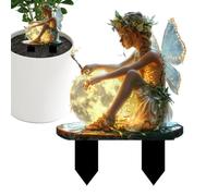 Lpoppcx Décoration Féerique De Jardin pour L'Extérieur | Adorable Acrylique 2D imperméable,Ornements De Pelouse Lumineux - pour Cour, terrasse, pelouse, Parterre, jardinière et