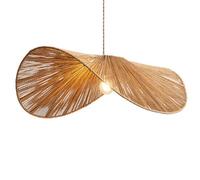 LQZCXMF Abat-jour En Corde De Chanvre, Style Ferme, Grande Suspension