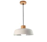LQZCXMF Éclairage Suspendu Nordique Macaron Décor Pendentif Plafonnier Lustre Au Design Élégant Luminaire Suspendu Au Plafond en Bois 60 Watts avec Cordon Réglable pour Chambre Cuisine Îlot Café Bar