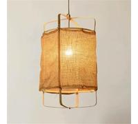 LQZCXMF Lampe Suspendue De Style Bohème Rustique Avec Abat-jour En Osier