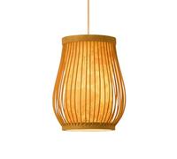 LQZCXMF Lampe Suspendue En Bambou De Style Zen Chinois