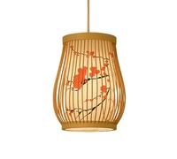 LQZCXMF Lampe Suspendue En Bambou De Style Zen Chinois