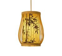 LQZCXMF Lampe Suspendue En Bambou De Style Zen Chinois