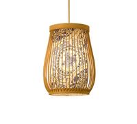 LQZCXMF Lampe Suspendue En Bambou De Style Zen Chinois