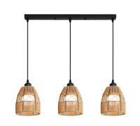LQZCXMF Suspension Vintage En Corde De Chanvre Pour Salle À Manger, Petit Lustre, Style Wabi-sabi, Ampoule E26, Luminaire Moderne Pour Îlot De Cuisine, Chambre, Salon, Salle À Manger.