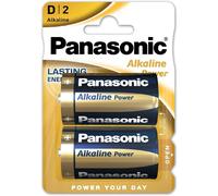 Panasonic Piles alcalines Power LR20/D (Mono) 1,5 V – Lot de 2