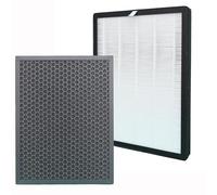 LRFDRESS Purificateur d'air PU3080 XD6231 - Pour purificateur d'air Rowenta Pure Air Genius PU3080 PU3080U0 PU3080F0 - Filtre de rechange 2 en 1 - Filtre HEPA et charbon actif