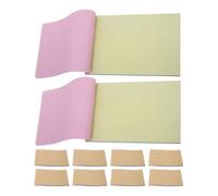 LRXIYODE 10 Pièces Bloc-notes A5 Carnet de Poche sans Lignes Papier Kraft Non Doublé Bloc-notes de Bureau Papier Blanc sans Carbone Portable pour Bureau et Tenue de Comptes Professionnels
