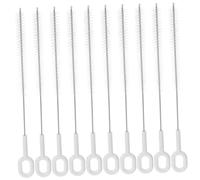 LRXIYODE 10 pièces Brosse de Nettoyage pour Tuyaux et Bouteilles de Brosse Longue Pratique pour Nettoyer Pailles et Outils de Cuisine Acier Inoxydable et Durable