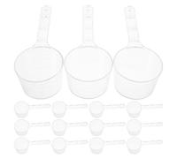 LRXIYODE 20pièces Cuillère Doseuse Transparente Plastique avec Entonnoir pour Masques Liquides Poudre à Argile et Cuisson