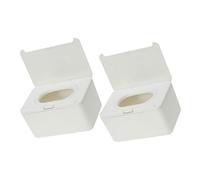 LRXIYODE 2pièces Distributeur de Lingettes Rechargeable pour Boîte de Rangement Portable Simple et Moderne pour Salle de Bain