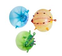 LRXIYODE Ballon et Adultes et Décoration Filles Garçon pour Jouet en TPR Gonflable Décoratif Lot de 3 Pièces Créatives Couleur Aléatoire Style D’Animal Fête