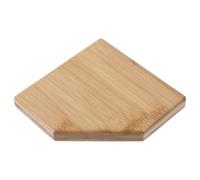 LRXIYODE Étagère d'angle Murale en Bambou pour Rangement Mural | Design Simple, Couleur Naturelle, Format Compact pour Coin, Installation sans Percer