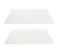 LRXIYODE Panneau D'isolation en Fibre Céramique 2pcs Haute Température Barrière Thermique Résistante pour Poêle à Bois et Chaudière pour Cuisson Sécurisée à Domicile