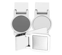LRXIYODE Pince à Billets en Acier Inoxydable 3pcs, Clip Portable Léger, Design Compact et Créatif, pour Bureau ou Petit Portefeuille