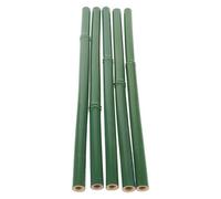LRXIYODE Poteaux en Imitation Bambou, 5pcs, bâtonnets de Bambou en Plastique, Aspect réaliste, résistants aux intempéries, pour décoration de Jardin et aménagement paysager