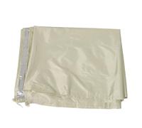 LRXIYODE protège-Enrouleur d'hiver pour Piscine Couverture de Piscine imperméable 490×96 cm Toile Oxford Beige Fonctionnement par Une Seule Personne pour Piscine Hors Sol et enterrée