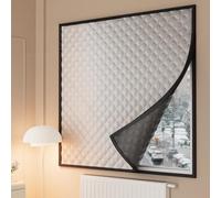 LRYELWA Kit Film D'isolation des Fenêtres,Couverture Thermique des Fenêtres Pour l'hiver et l'été,3 Couches Renforcées Anti-Froid,Rideau Imperméable Coupe-Vent,Auto-adhésif (200cm x 240cm)