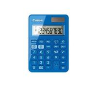 LS-100KB - Calculatrice de bureau - 10 chiffres - panneau solaire, pile - bleu