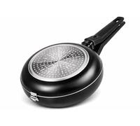 LS Kitchen - Poêle Double à Omelette et Tortilla 24 cm - Poêle en Aluminium Antiadhésif Compatible Tous Feux dont Induction, Idéale pour Oeufs et Petit-Déjeuner