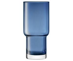 LSA International 390 ML Utilitaire Highball Sapphire, Bleu, 8.2 x 8.2 x 15 cm