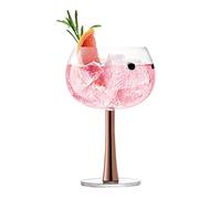 LSA International GN12 Lot de 2 verres ballon Gin, 420 ml, cuivre