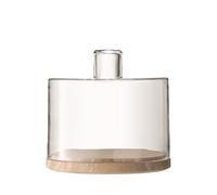 LSA International LW07 Cloche à gâteau, fromage avec support en frêne Lotta, diamètre 25/25,5 cm*