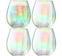 LSA International PE01 Lot de 4 verres Pearl, 425 ml, nacrés