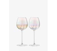 LSA International PE02 Lot de 4 verres à vin blanc Pearl, 325 ml, nacrés
