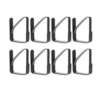 LSNNMU Paquet de 8 Pinces à Nappe en Acier Inoxydable Pique-Nique Noires réglables antidérapantes Pince Fixe Support pour Tables