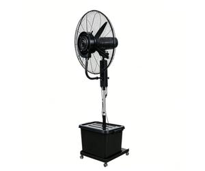 Lsoiup Ventilateur Brumisateur Extérieur Professionnel 42L - 3 Vitesses, Swing 90°, Hauteur Ajustable, Refroidissement Résistant pour Chantier, Agriculture, Entrepôt(⌀71cm)