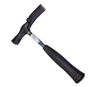 LSR Tools Berliner Marteau de maçon 600 g | Tête en acier allié avec manche tubulaire en acier et poignée antidérapante - Outil professionnel robuste pour travaux de maçonnerie et de construction