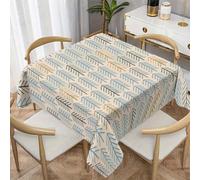 LSSLK Nappe Carrée 160x160 cm Abstrait Moderne, Nappe de Table Anti Tache Imperméable Lavable Botanique pour Balcon Table Basse Petite Table Cuisine Jardin Terrasse Décoration E-94