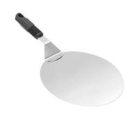 LSTK Anti-Dérapan Pelle à Pizza Ronde en Inox, pour la Cuisson au Pizza Stone Oven & Grill