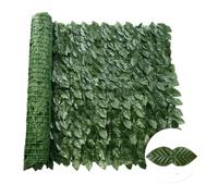 LSYHHXC Brise Vue Balcon Haie De Lierre Artificiel 50 X 200 Cm, Panneau De Clôture À Feuilles Vertes, Brise-Vue(Dark Green Dill,50X200)