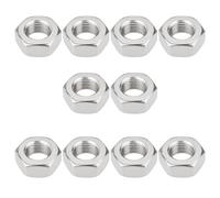 LT Easiyl 10 Lot écrous Hexagonaux de Vilebrequin M10 X 1 Mm en Acier Inoxydable 304 Filetage Fin Compatible avec Simson S50 S51 S70 SR50 KR51 SR4 SR80