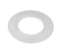 LT Easiyl 1pc Robinet de Cuisine Grande Base Réparation Rondelle Aluminium 70 X 40 X 3mm Accessoires de Réparation de Robinet Rondelle Plate pour Robinet Douche Fix Argent