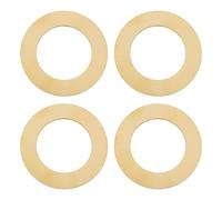 LT Easiyl 4 Rondelles en Laiton Diamètre Extérieur 44 Mm Diamètre Intérieur 28 Mm épaisseur 1 Mm pour Douilles de Lampe Standard BC