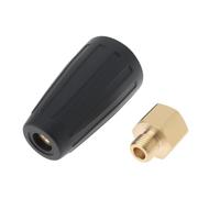 LT Easiyl Buse Rotative 040 avec Adaptateur en Laiton M18 X 1,5 Mm 276 Bars Compatible avec Karcher HD Le Nettoyeur Haute Pression