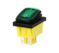 LT Easiyl Interrupteur à Bascule Bipolaire 30A 78-184S Lumière Néon Verte 250V Compatible avec Prince Castle Bun l'alimentation Secteur Du Grille-pain