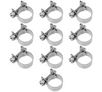 LT Easiyl Lot de 10 colliers de serrage réglables en acier inoxydable 304 de 14 à 16 mm