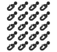 LT Easiyl Lot de 100 Crochets pour Rideaux 43 X 15 Mm pour Clôture Plantes Balcon Chambre Cour Et Salon