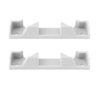 LT Easiyl Lot de 2 Gâches de Verrouillage Compatible avec Velux Les Fenêtres de Toit (025116) - Fixation en Plastique Grise