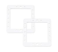 LT Easiyl Lot de 2 joints d'étanchéité à double couche 145 x 140 mm pour mini skimmer piscine Blanc